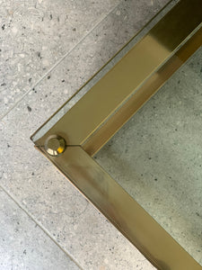 Brass And Glass Coffee Table