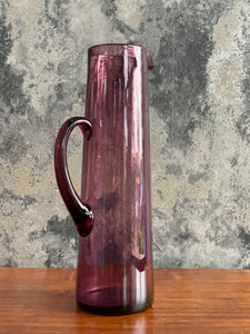 Vintage Purple Glass Pitcher