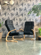 Load image into Gallery viewer, Pair of Mid-century reclining bentwood chairs
