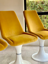 Load image into Gallery viewer, Original Mid-Century Tulip Chairs with Modern Tulip Table
