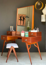 Load image into Gallery viewer, Mid-Century Dressing table &amp; Stool
