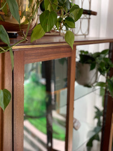 Elegant Vintage Display Cabinet