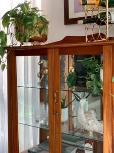 Elegant Vintage Display Cabinet