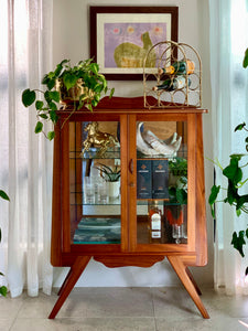 Elegant Vintage Display Cabinet