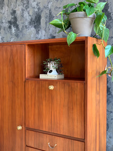 Compact Mid-Century wardrobe made in Sweden