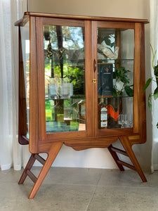 Elegant Vintage Display Cabinet