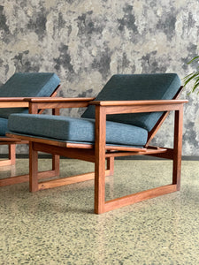 Pair of Kiaat Armchairs