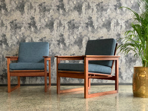 Pair of Kiaat Armchairs