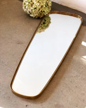 Load image into Gallery viewer, Solid brass framed retro mirror
