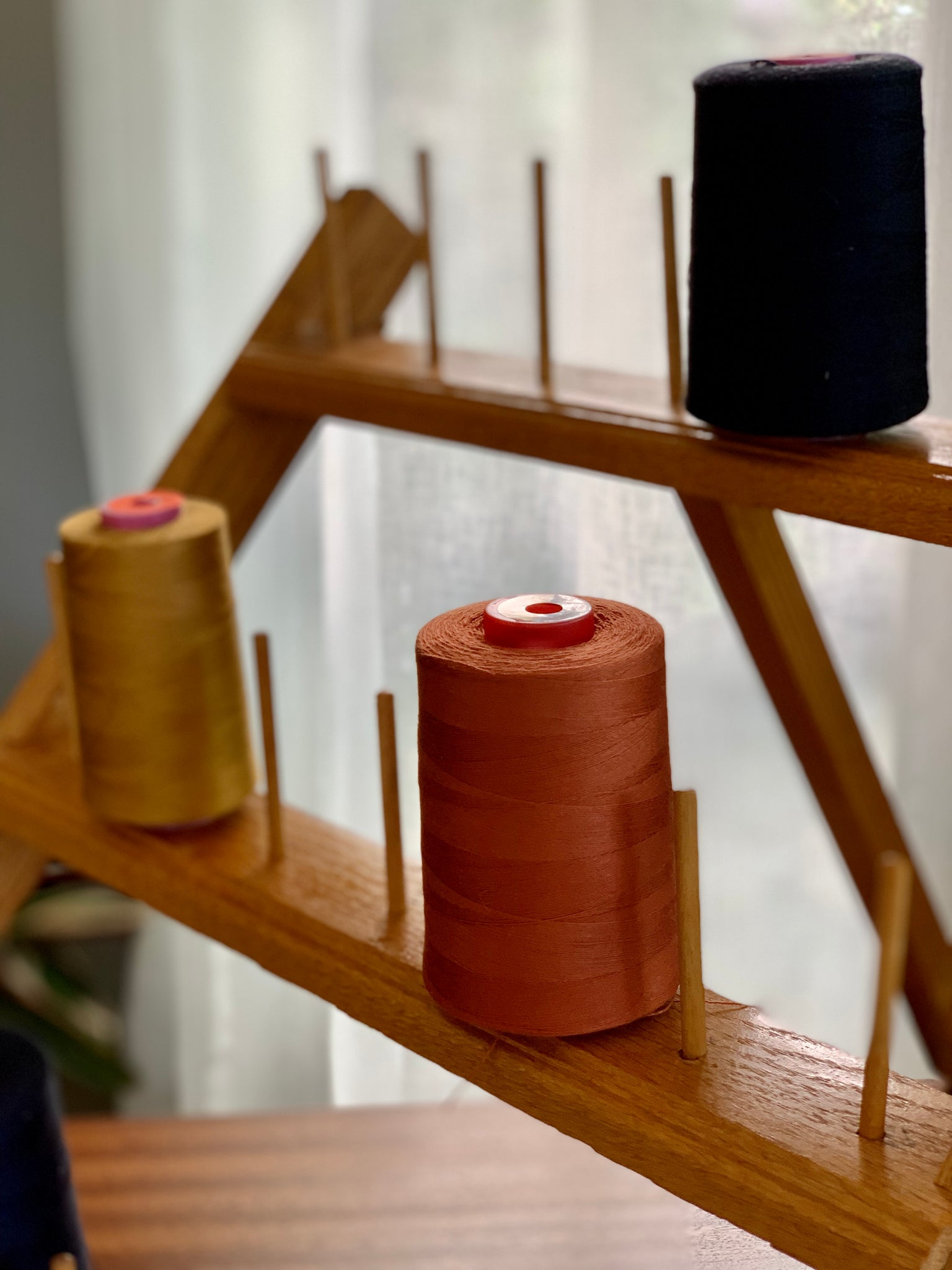 Vintage Wooden Thread Stand – RE-TREND