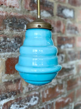 Load image into Gallery viewer, Retro Turquoise Ceiling Pendant
