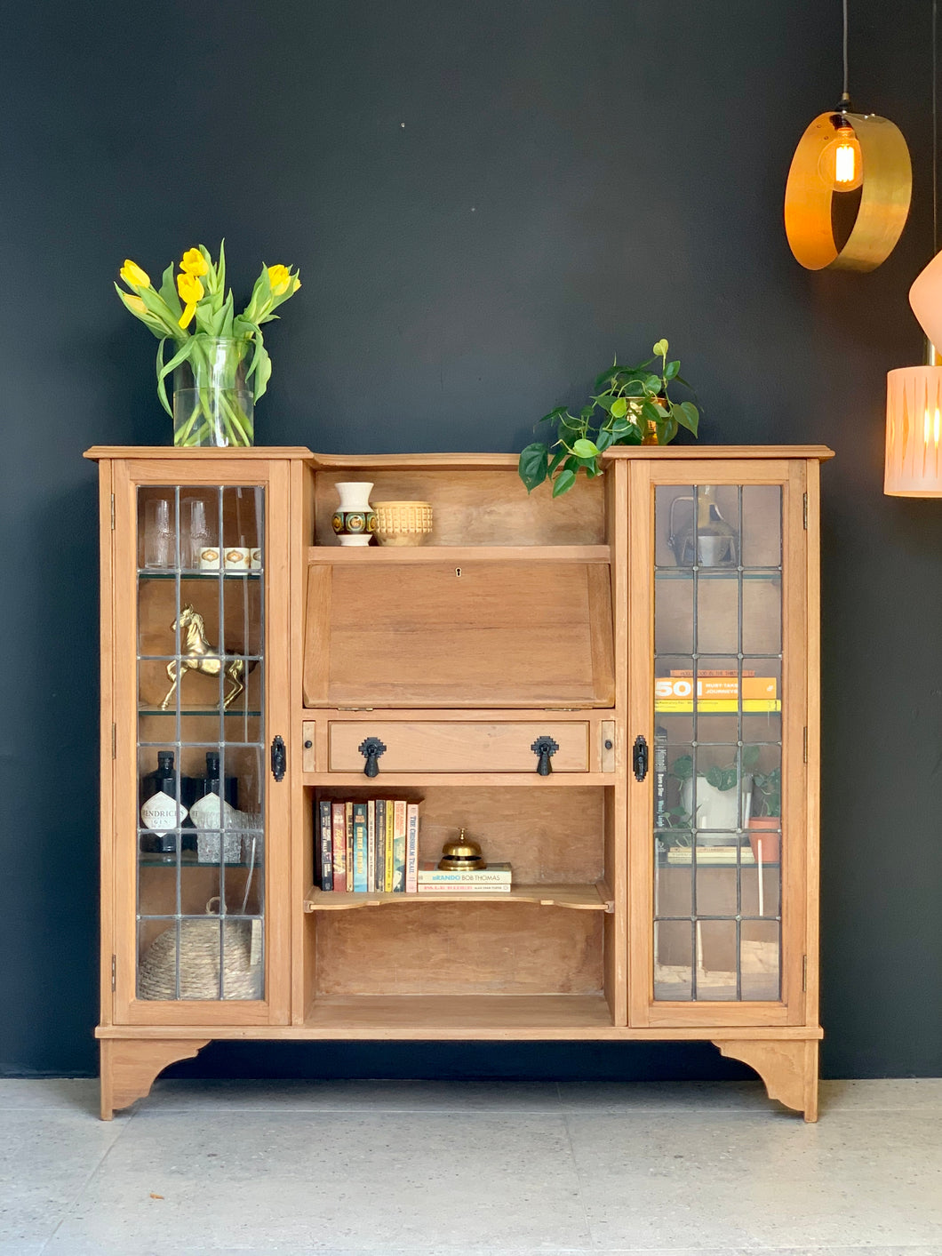 Vintage Bureau / Display or Drinks Cabinet