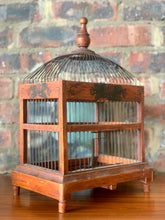 Load image into Gallery viewer, Wooden Bird Cage
