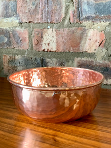 Vintage Copper Bowl