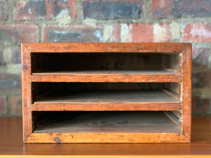 Variety of Vintage wooden boxes