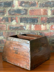 Variety of Vintage wooden boxes