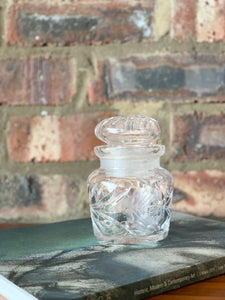 Vintage Crystal Jar