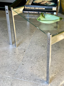 Mid-Century Chrome Side Tables