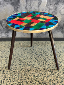 Retro Mosaic Side Table