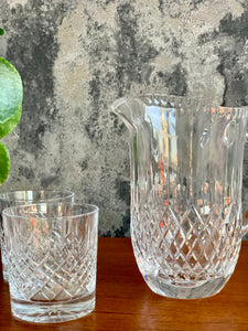 Vintage Crystal Whiskey Set