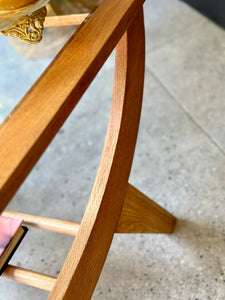 Oak Coffee Table & Glass Top
