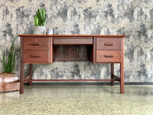 Load image into Gallery viewer, Vintage Partridge Wood Desk
