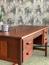 Load image into Gallery viewer, Vintage Partridge Wood Desk
