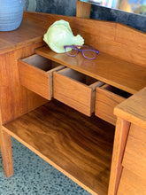 Load image into Gallery viewer, Retro dresser with 3 small drawers
