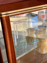 Load image into Gallery viewer, Retro display cabinet  with gold trim
