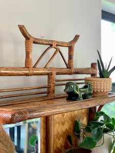 Vintage Cane Display Cabinet