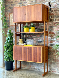 Wooden wall unit / drinks cabinet