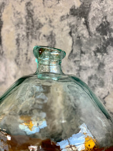 Clear glass bottle
