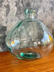 Clear glass bottle