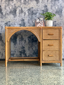 Cane dresser/ Desk