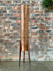 Copper Sputnik style floor lamp