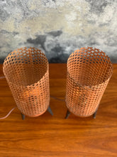 Load image into Gallery viewer, Pair of Copper table lamps
