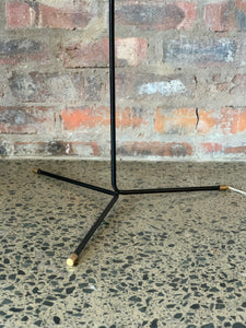 Black steel lamp