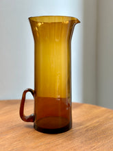 Load image into Gallery viewer, Swedish Amber Glass Pitcher/Jug
