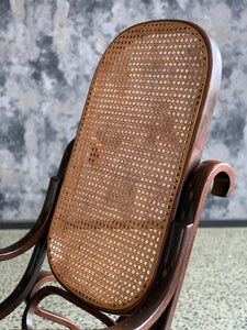 Bentwood Cane Rocking Chair