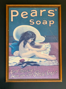 Vintage 'Pears Soap' Framed Print