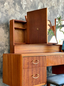 Mid-Century Greaves & Thomas dressing table & stool