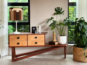 Angular Mid-Century Cabinet