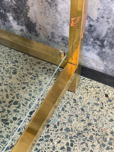 Brass console/entrance table