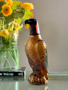 Vintage Amber Glass Decanter