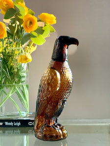 Vintage Amber Glass Decanter