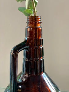 Retro Amber Bottle