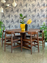 Load image into Gallery viewer, Mid-Century Imbuia dining set
