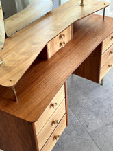 Load image into Gallery viewer, Retro Dresser with Swivel &amp; Tilt Mirrors
