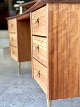 Load image into Gallery viewer, Retro Dresser with Swivel &amp; Tilt Mirrors
