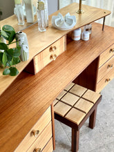 Load image into Gallery viewer, Retro Dresser with Swivel &amp; Tilt Mirrors
